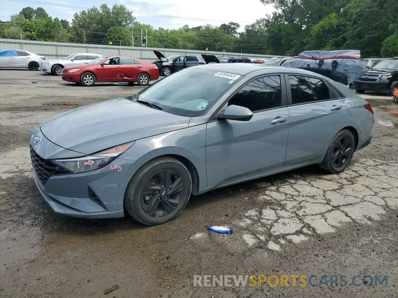 1 Photograph of a damaged car KMHLM4AG3MU069277 HYUNDAI ELANTRA 2021
