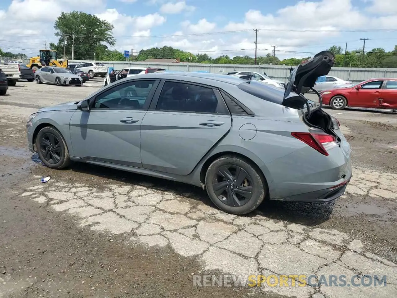2 Photograph of a damaged car KMHLM4AG3MU069277 HYUNDAI ELANTRA 2021