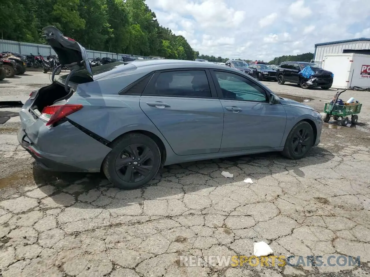 3 Photograph of a damaged car KMHLM4AG3MU069277 HYUNDAI ELANTRA 2021