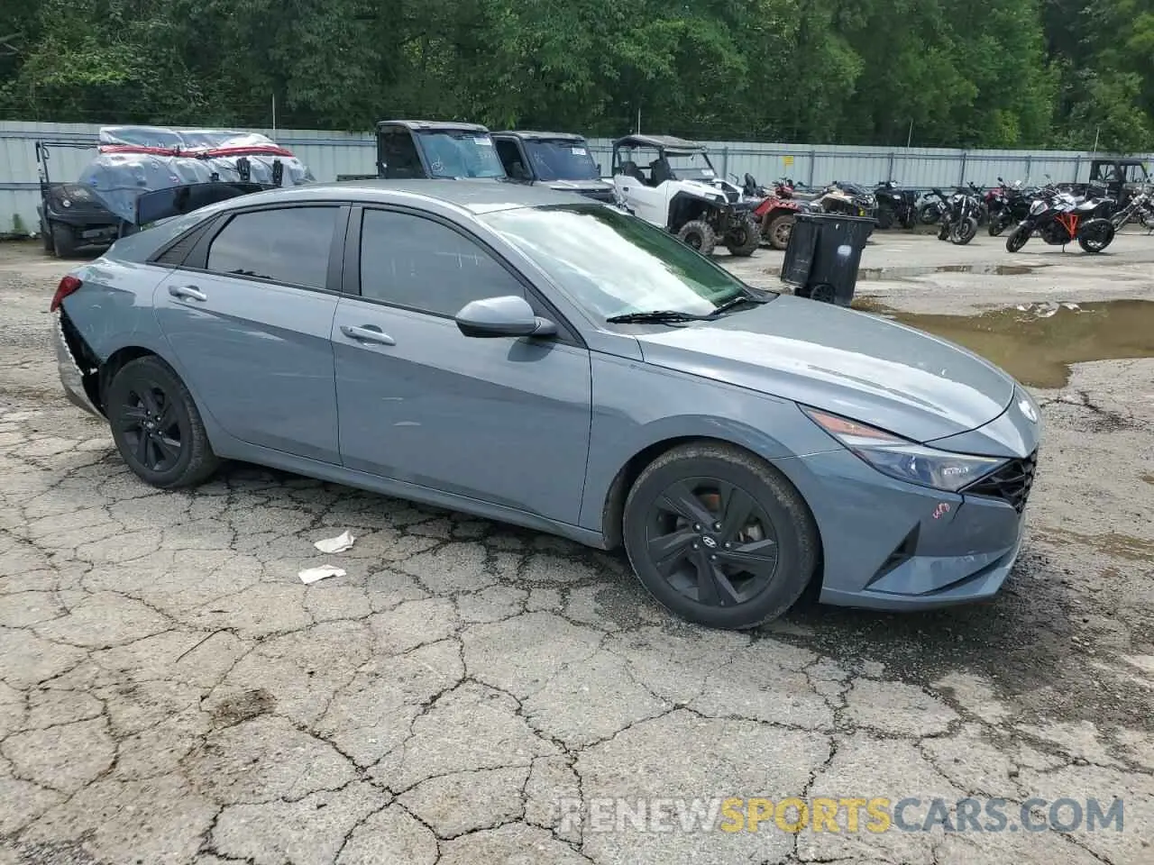 4 Photograph of a damaged car KMHLM4AG3MU069277 HYUNDAI ELANTRA 2021