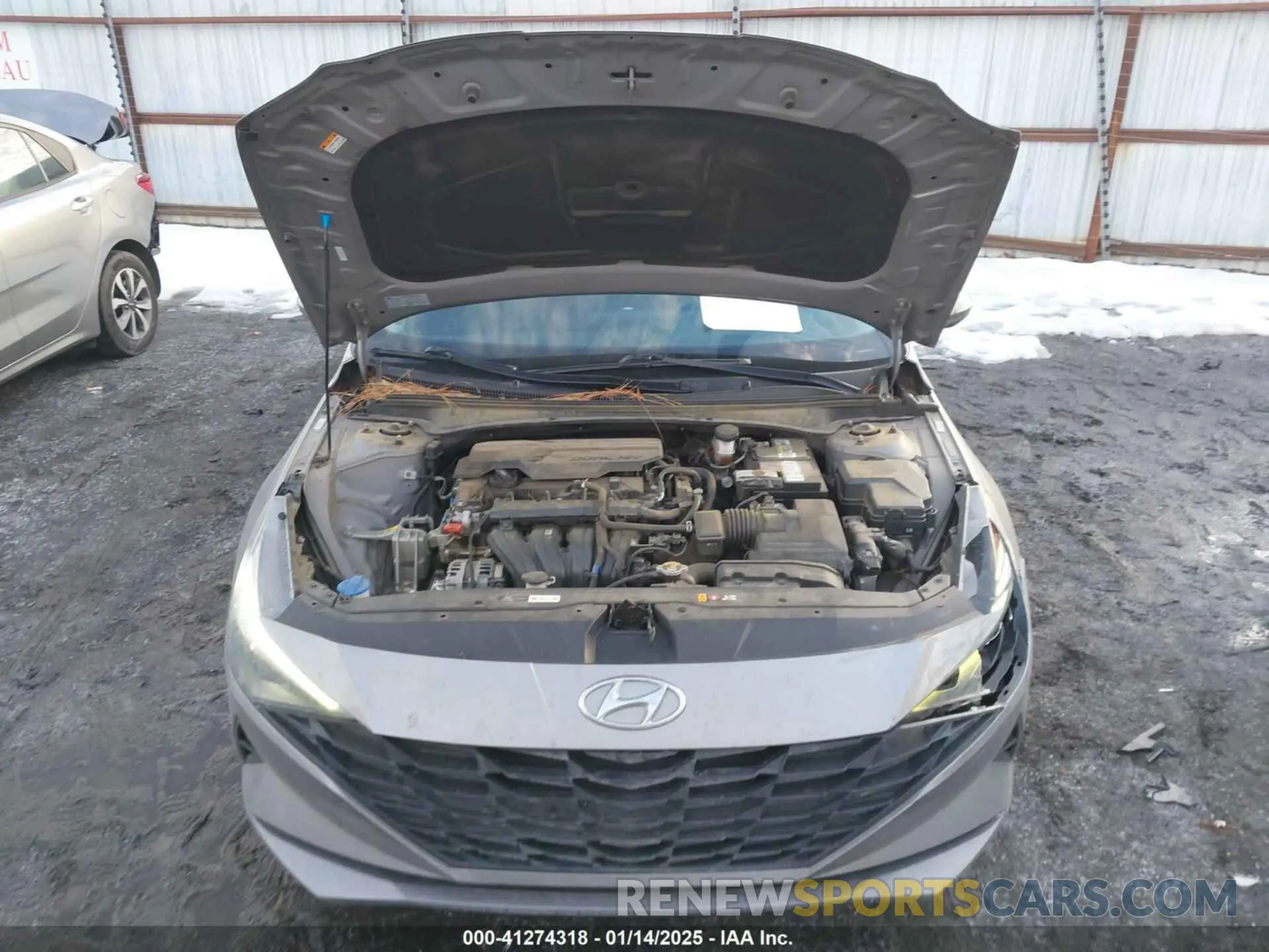10 Photograph of a damaged car KMHLM4AG3MU107316 HYUNDAI ELANTRA 2021