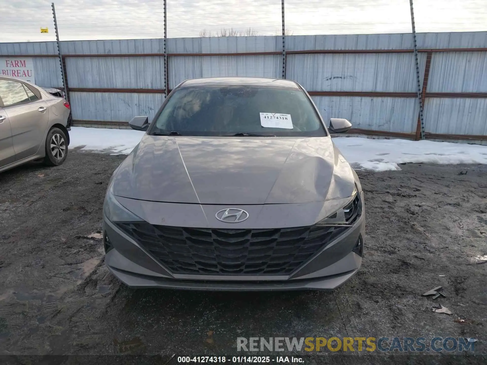 12 Photograph of a damaged car KMHLM4AG3MU107316 HYUNDAI ELANTRA 2021