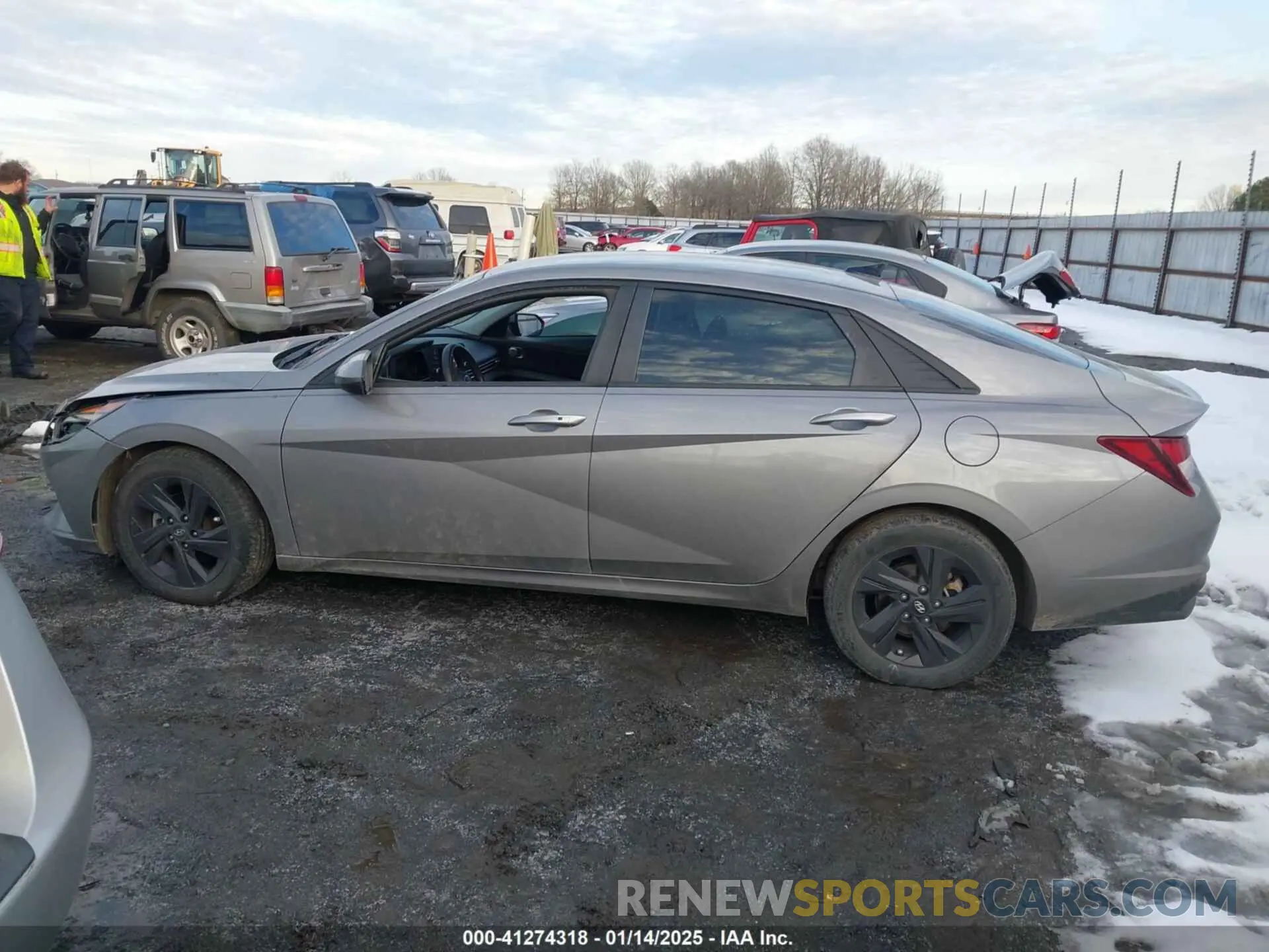 14 Photograph of a damaged car KMHLM4AG3MU107316 HYUNDAI ELANTRA 2021