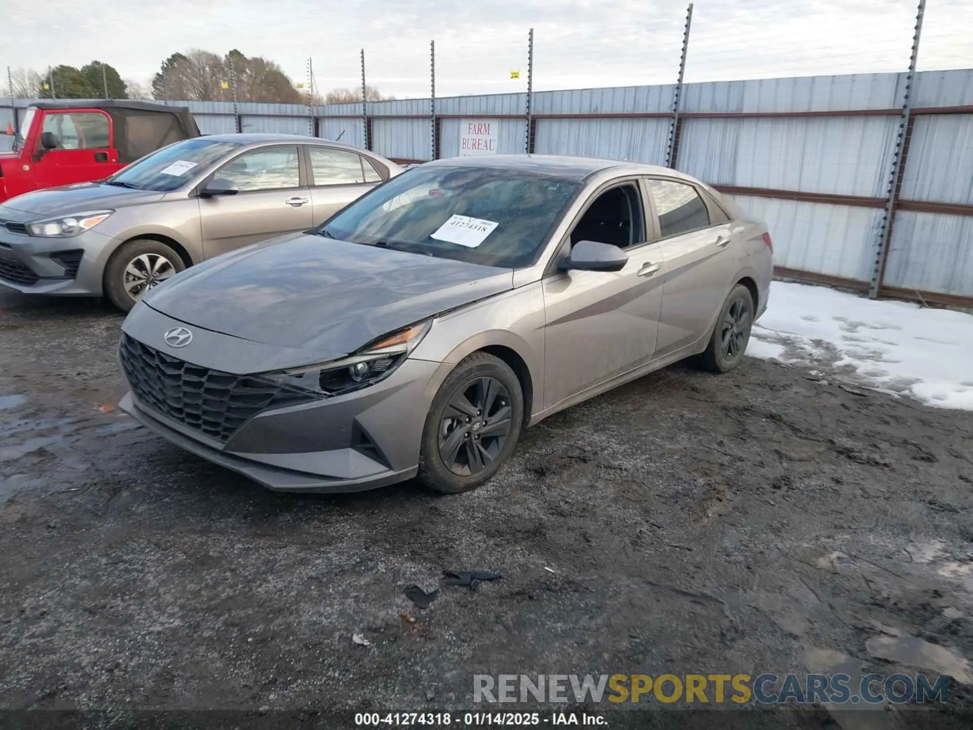2 Photograph of a damaged car KMHLM4AG3MU107316 HYUNDAI ELANTRA 2021