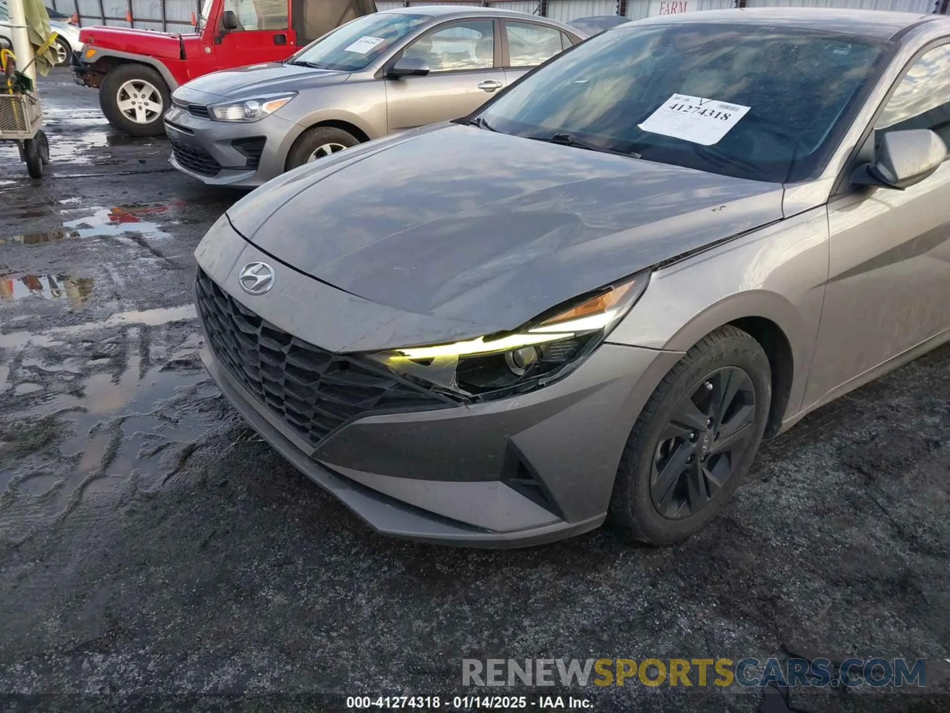 6 Photograph of a damaged car KMHLM4AG3MU107316 HYUNDAI ELANTRA 2021