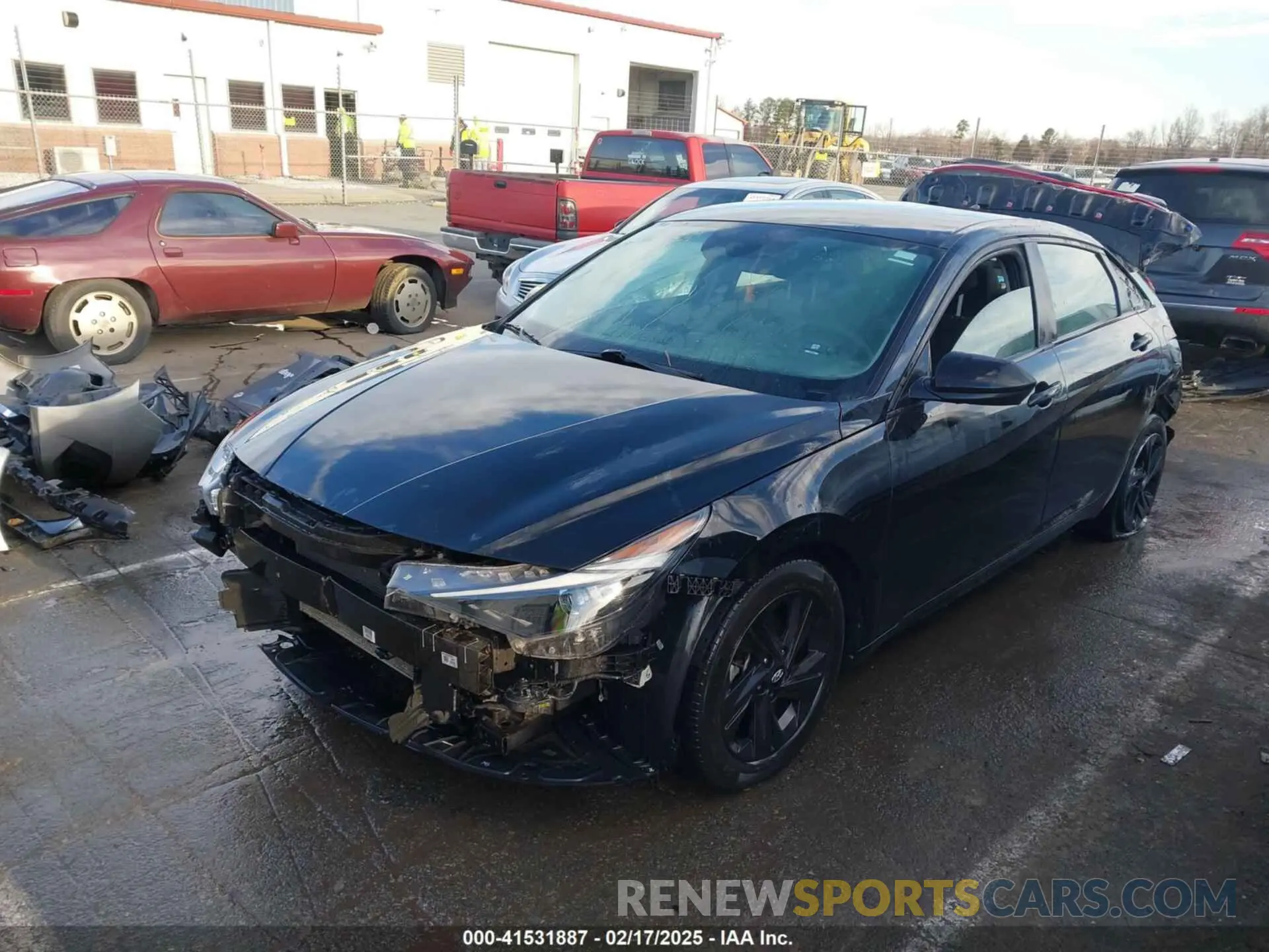 2 Photograph of a damaged car KMHLM4AG3MU118414 HYUNDAI ELANTRA 2021