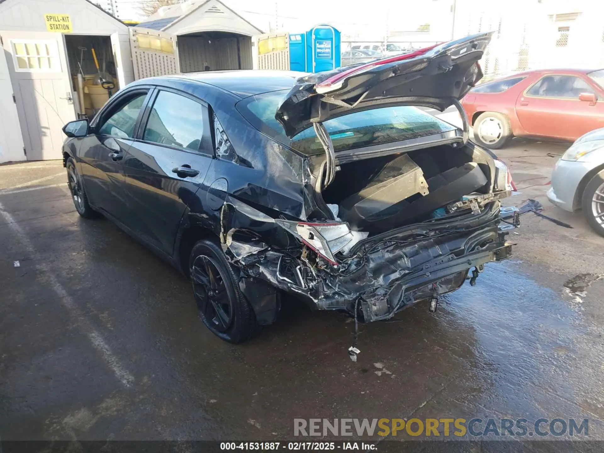 3 Photograph of a damaged car KMHLM4AG3MU118414 HYUNDAI ELANTRA 2021