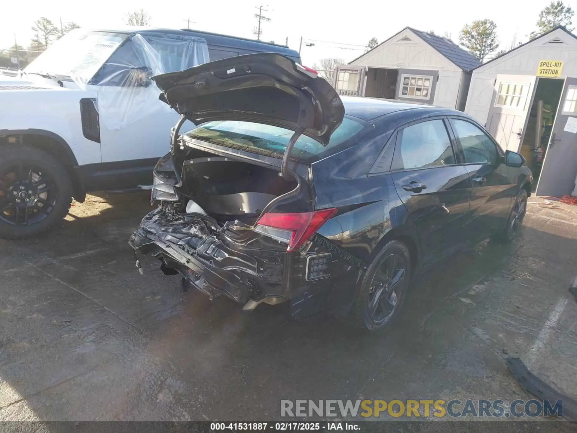 4 Photograph of a damaged car KMHLM4AG3MU118414 HYUNDAI ELANTRA 2021
