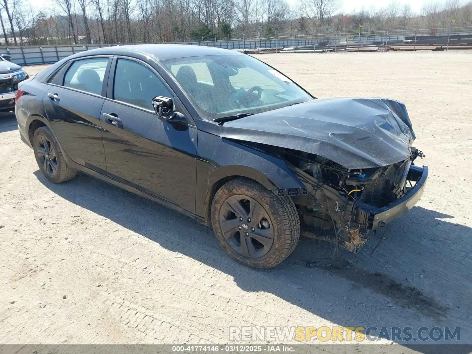 1 Photograph of a damaged car KMHLM4AG3MU161425 HYUNDAI ELANTRA 2021