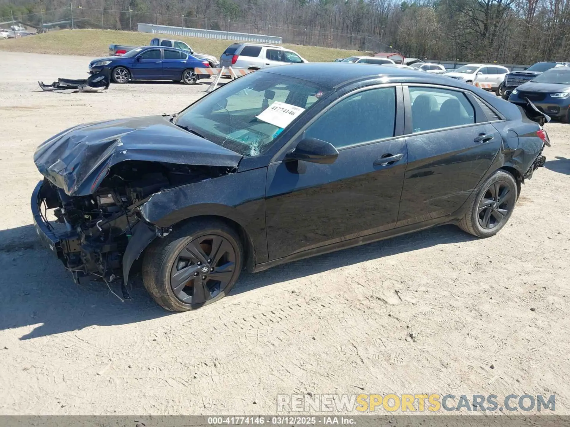 2 Photograph of a damaged car KMHLM4AG3MU161425 HYUNDAI ELANTRA 2021