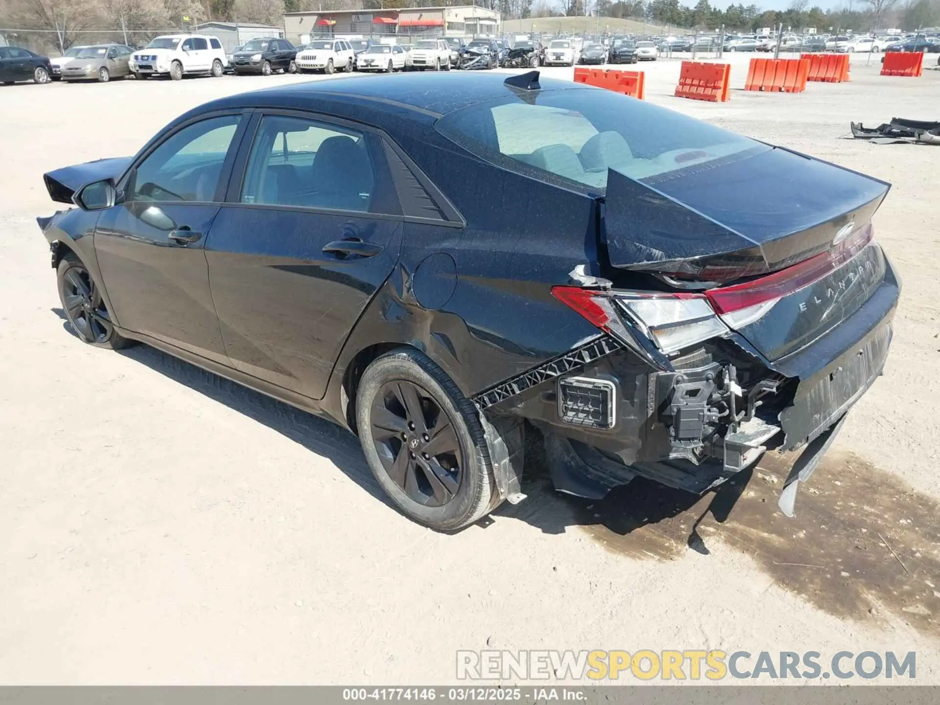 3 Photograph of a damaged car KMHLM4AG3MU161425 HYUNDAI ELANTRA 2021