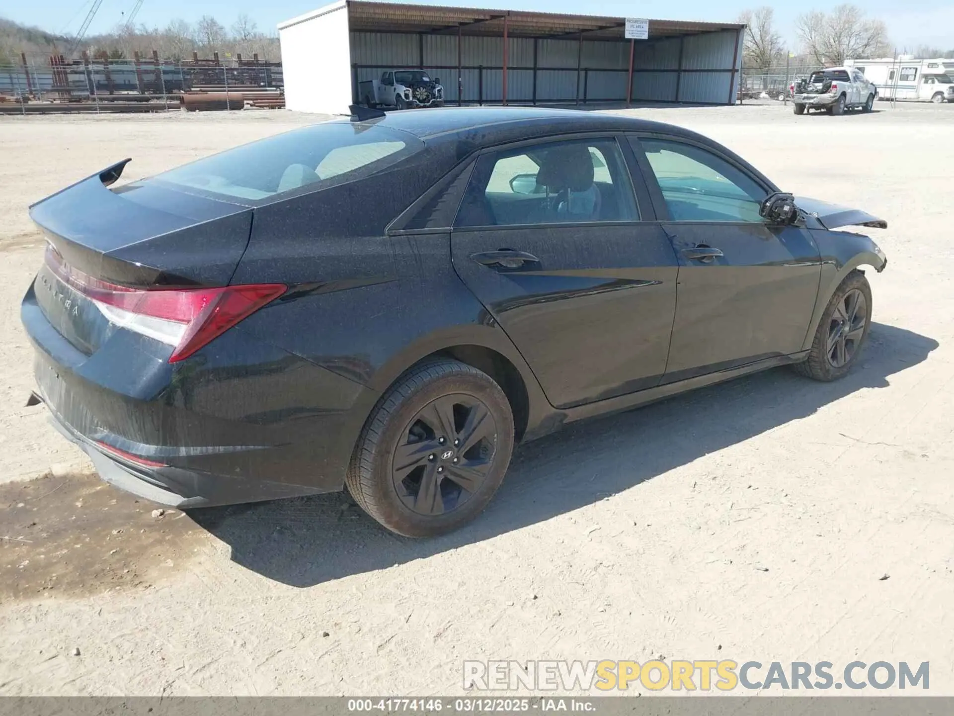 4 Photograph of a damaged car KMHLM4AG3MU161425 HYUNDAI ELANTRA 2021