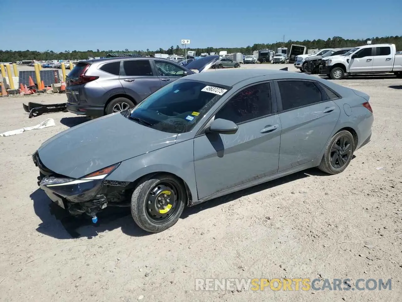 1 Photograph of a damaged car KMHLM4AG3MU164308 HYUNDAI ELANTRA 2021