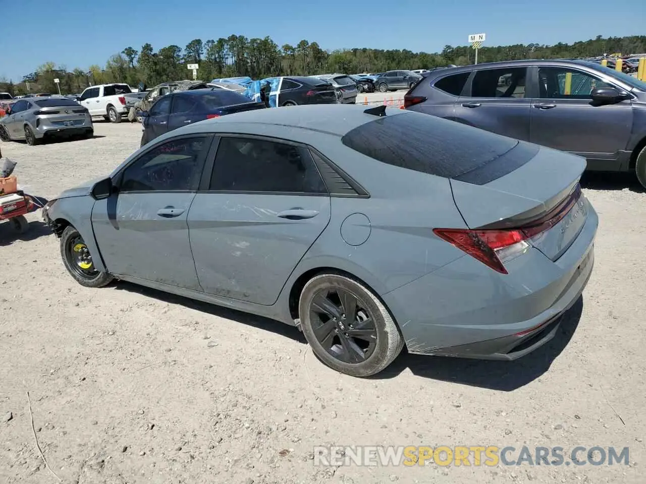 2 Photograph of a damaged car KMHLM4AG3MU164308 HYUNDAI ELANTRA 2021