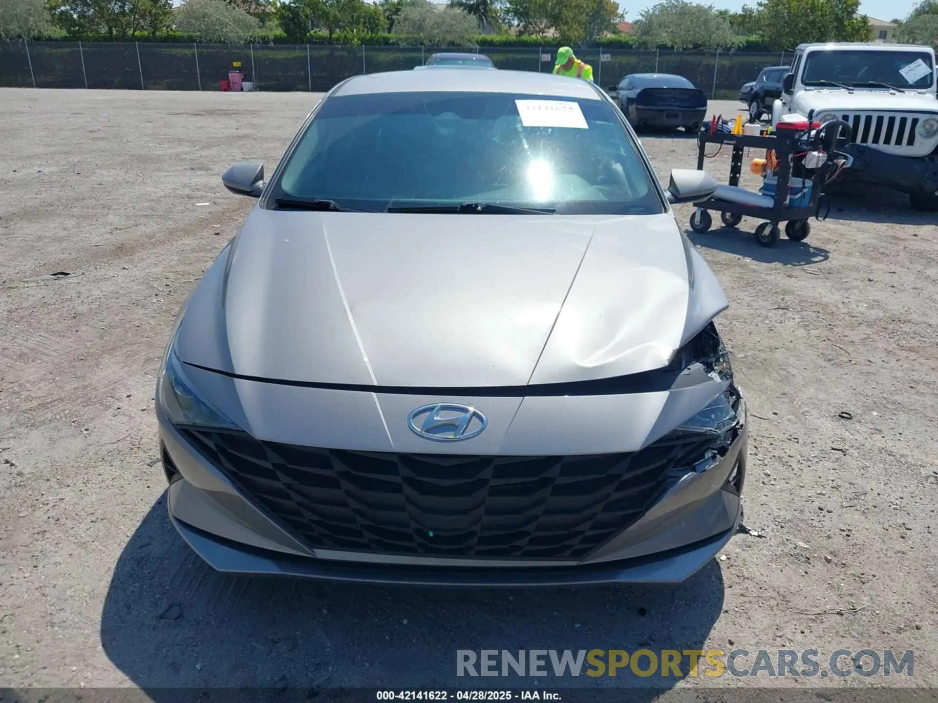 12 Photograph of a damaged car KMHLM4AG3MU209568 HYUNDAI ELANTRA 2021