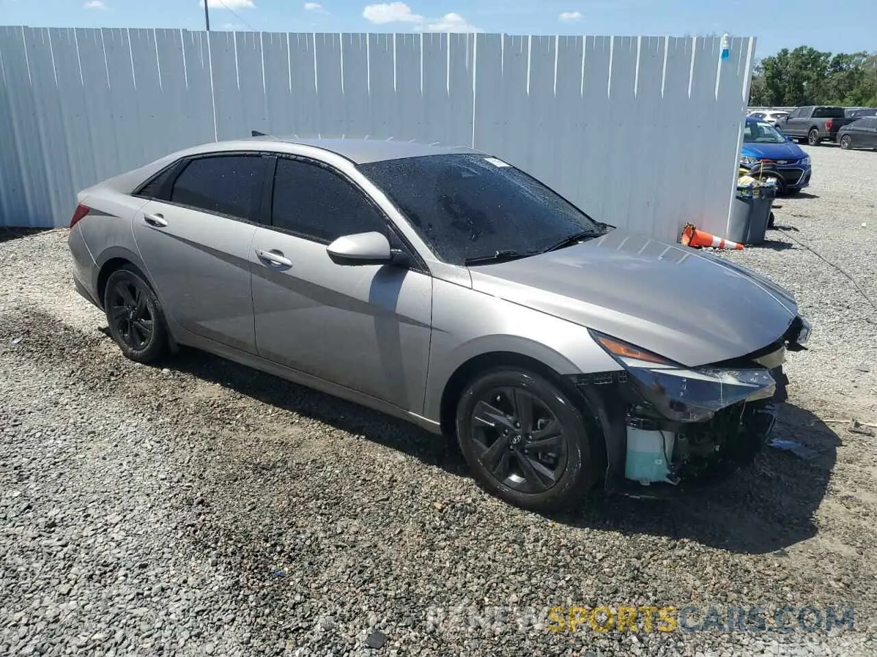 4 Photograph of a damaged car KMHLM4AG4MU140325 HYUNDAI ELANTRA 2021