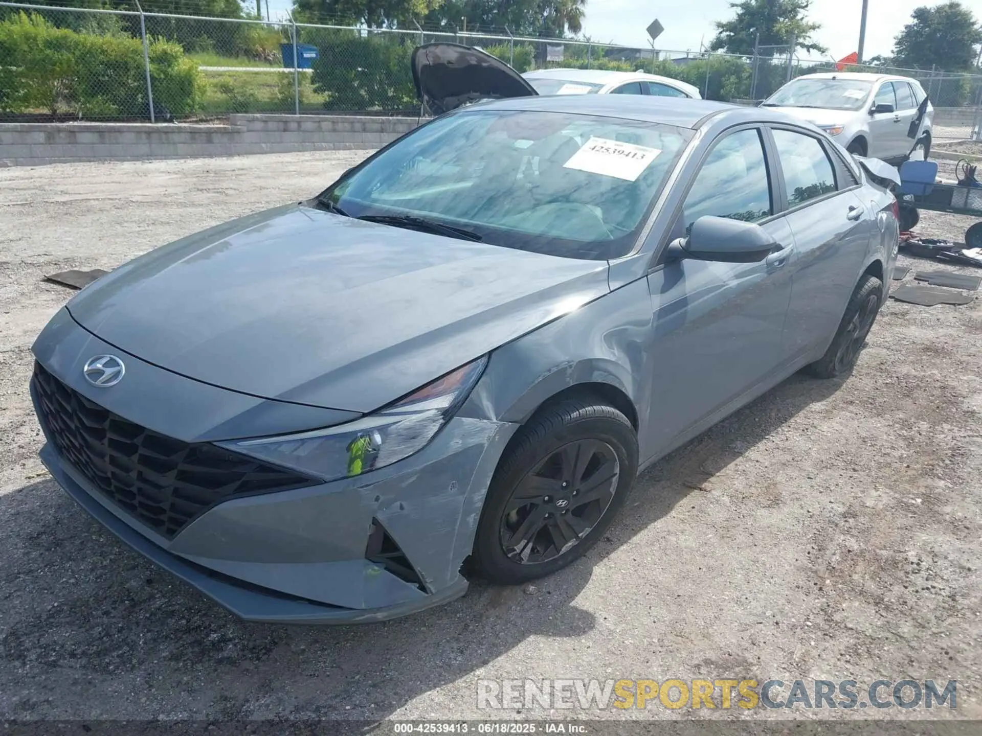 2 Photograph of a damaged car KMHLM4AG4MU149705 HYUNDAI ELANTRA 2021