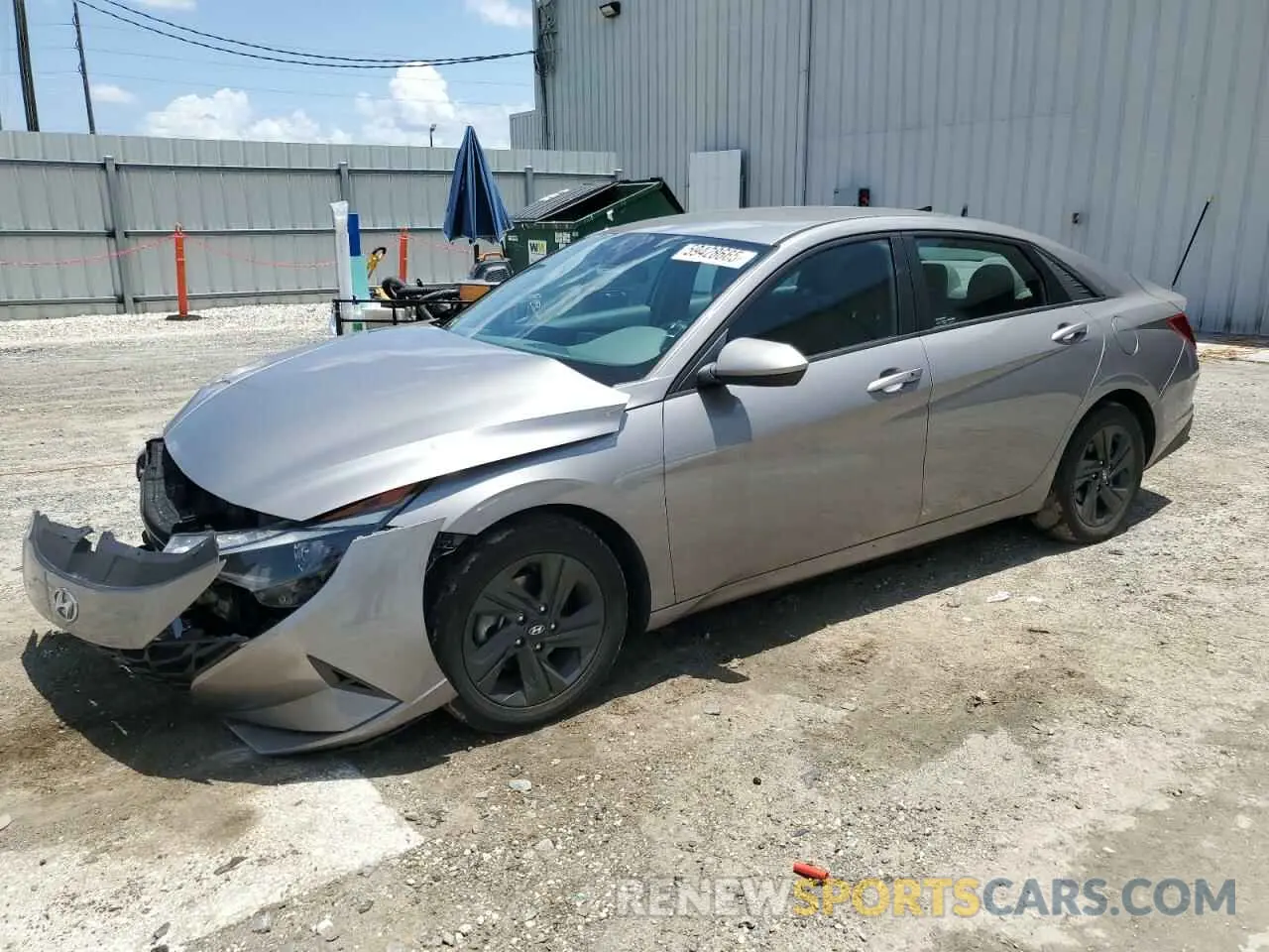 1 Photograph of a damaged car KMHLM4AG4MU156640 HYUNDAI ELANTRA 2021