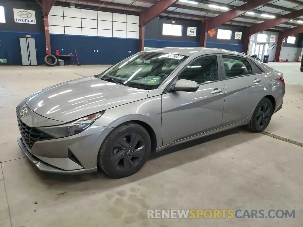 1 Photograph of a damaged car KMHLM4AG4MU162244 HYUNDAI ELANTRA 2021