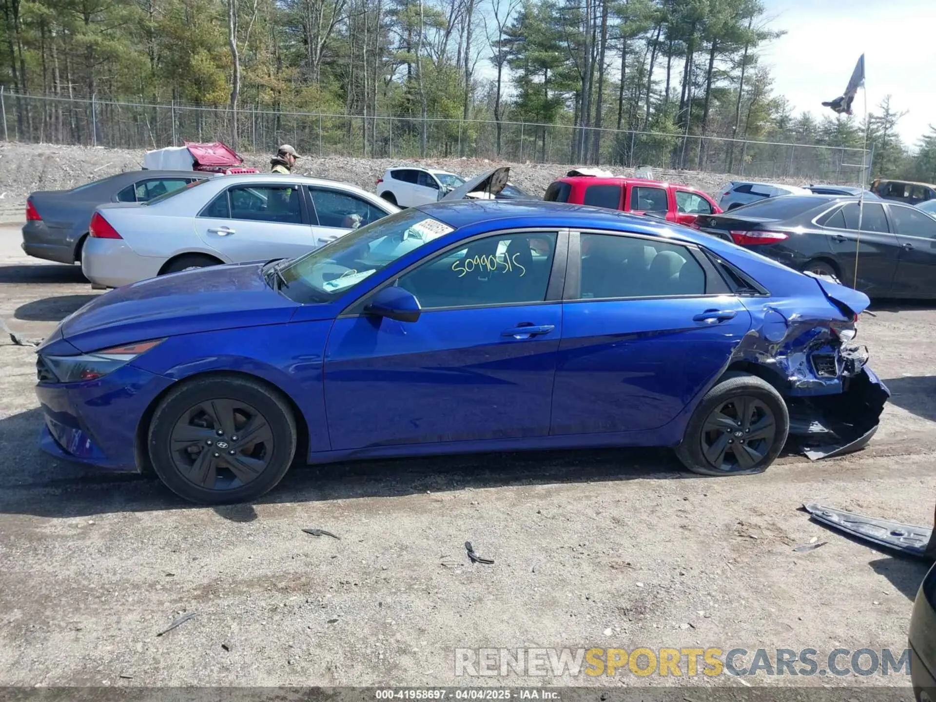 14 Photograph of a damaged car KMHLM4AG5MU073105 HYUNDAI ELANTRA 2021