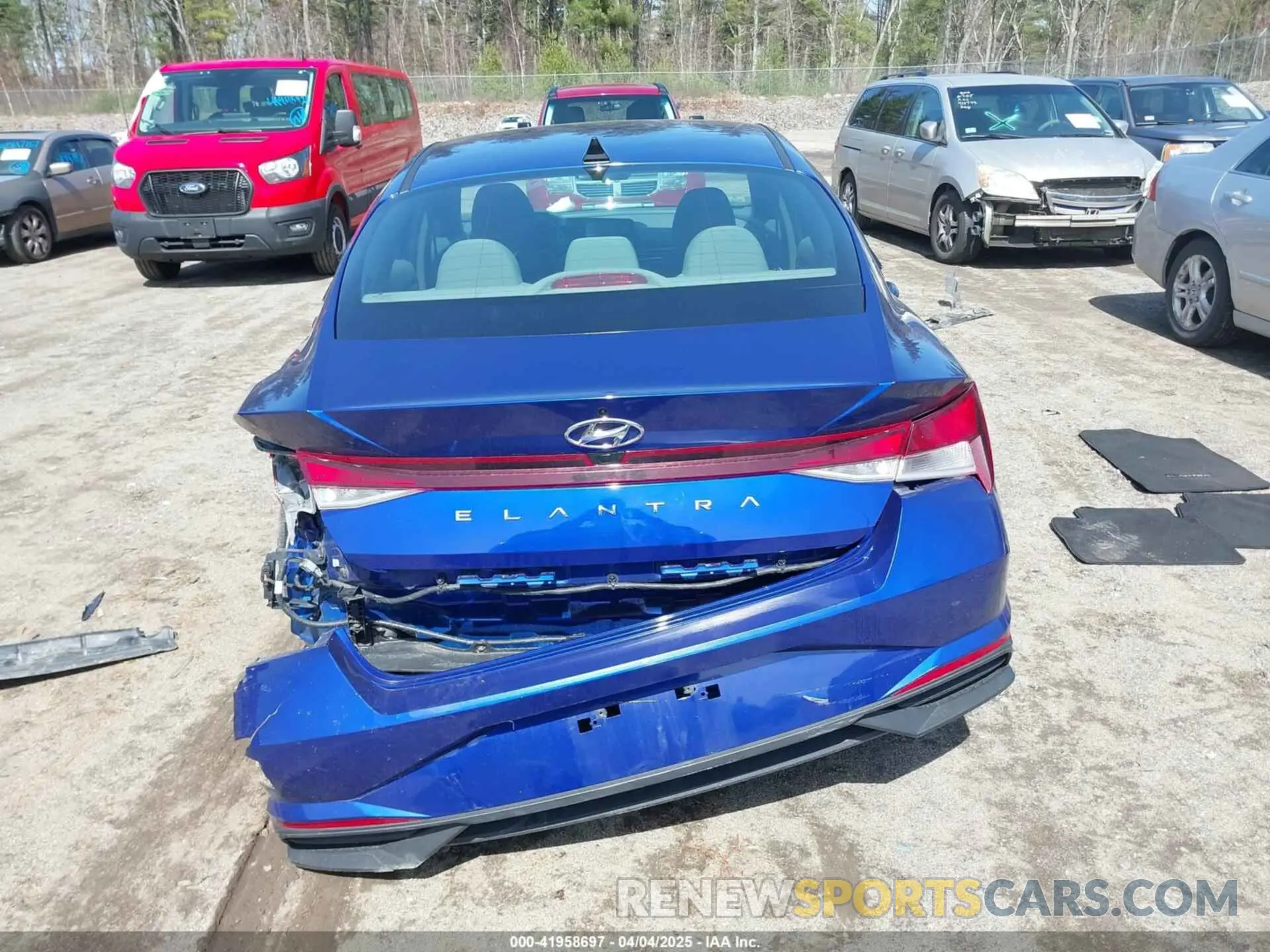 16 Photograph of a damaged car KMHLM4AG5MU073105 HYUNDAI ELANTRA 2021