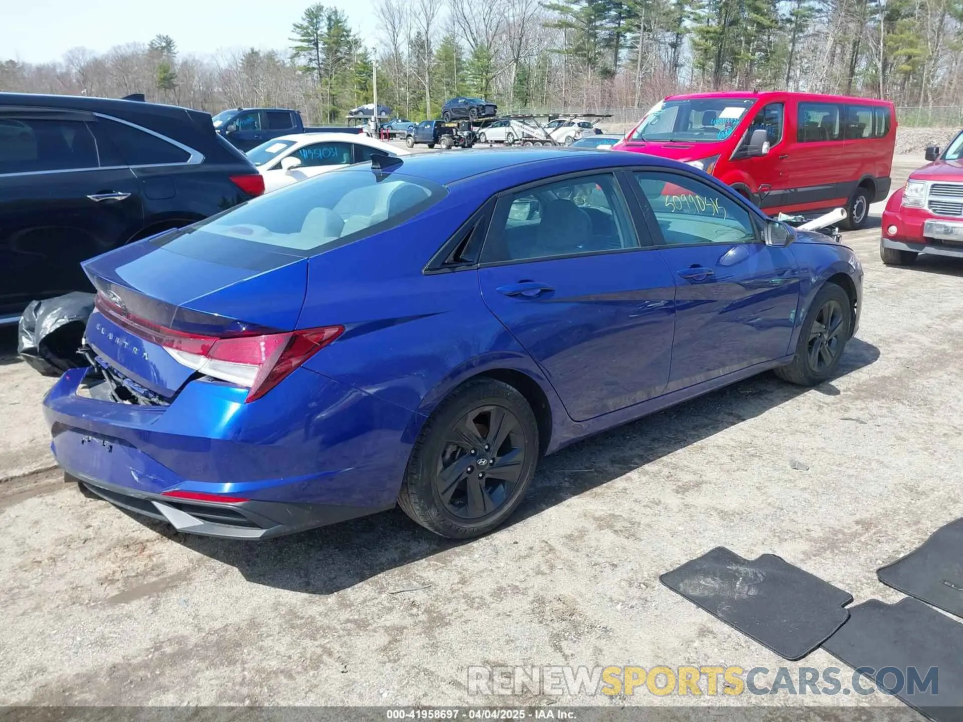 4 Photograph of a damaged car KMHLM4AG5MU073105 HYUNDAI ELANTRA 2021