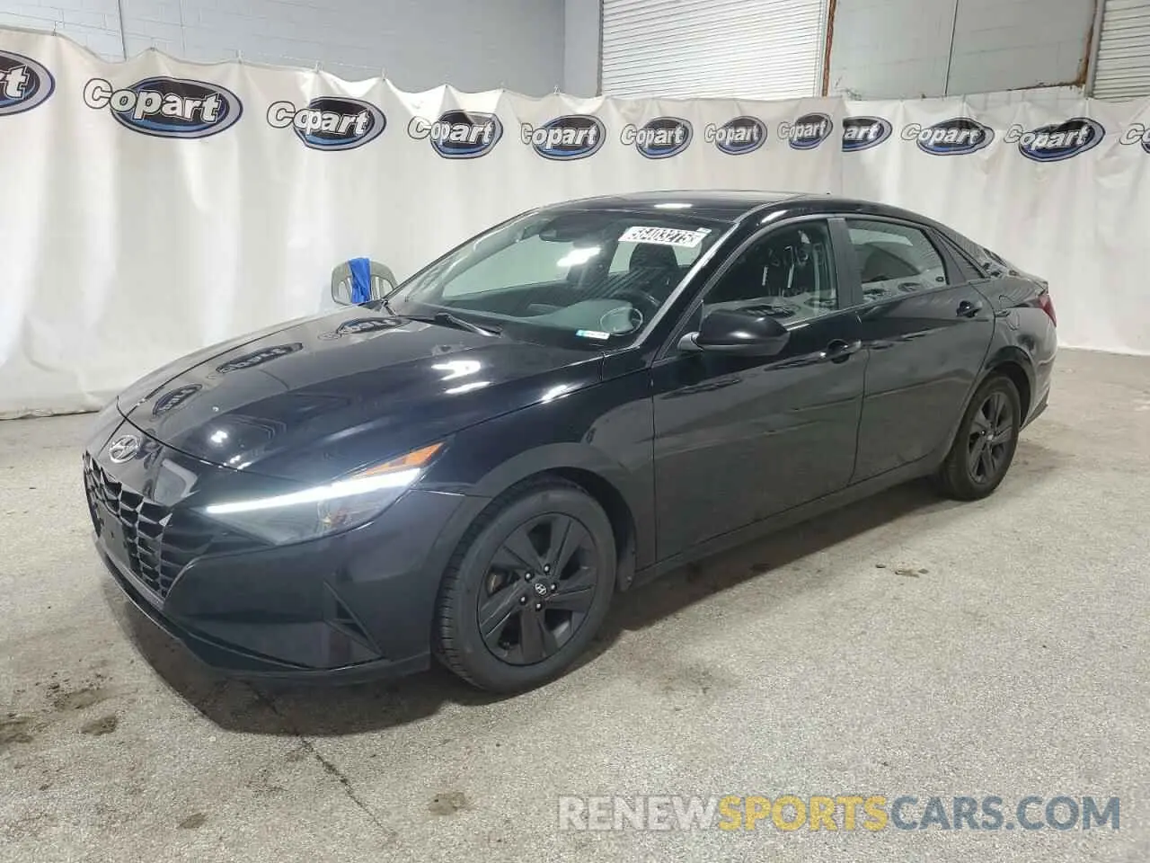 1 Photograph of a damaged car KMHLM4AG5MU074528 HYUNDAI ELANTRA 2021