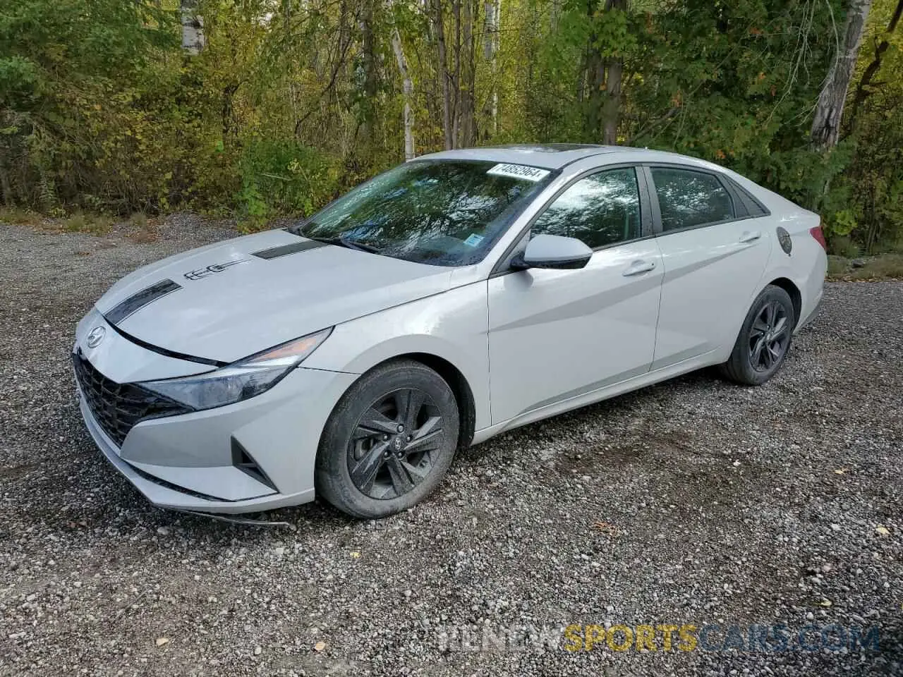 1 Photograph of a damaged car KMHLM4AG5MU076134 HYUNDAI ELANTRA 2021