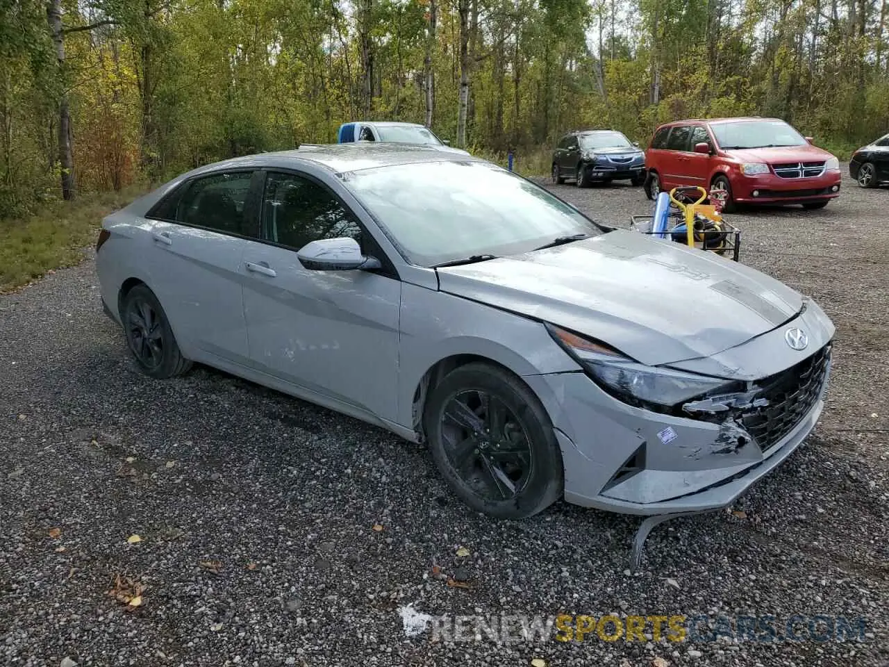 4 Photograph of a damaged car KMHLM4AG5MU076134 HYUNDAI ELANTRA 2021