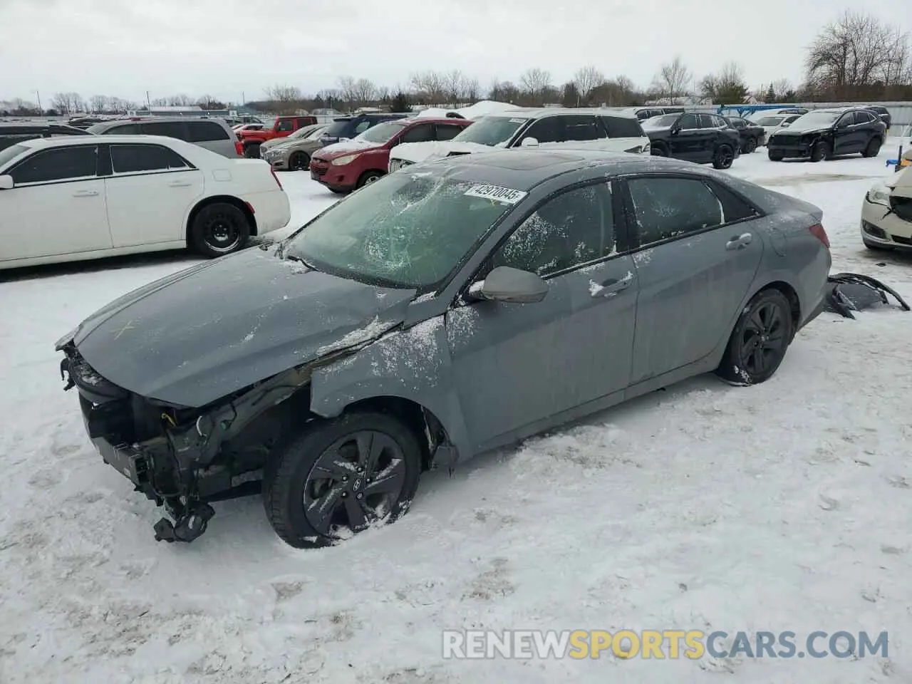 1 Photograph of a damaged car KMHLM4AG5MU105020 HYUNDAI ELANTRA 2021