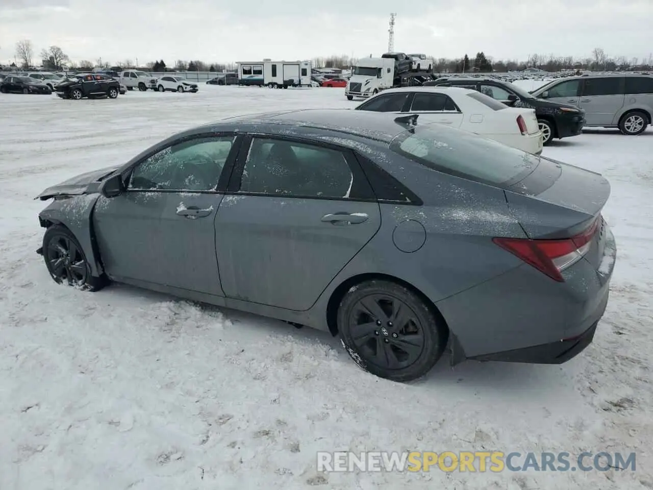 2 Photograph of a damaged car KMHLM4AG5MU105020 HYUNDAI ELANTRA 2021