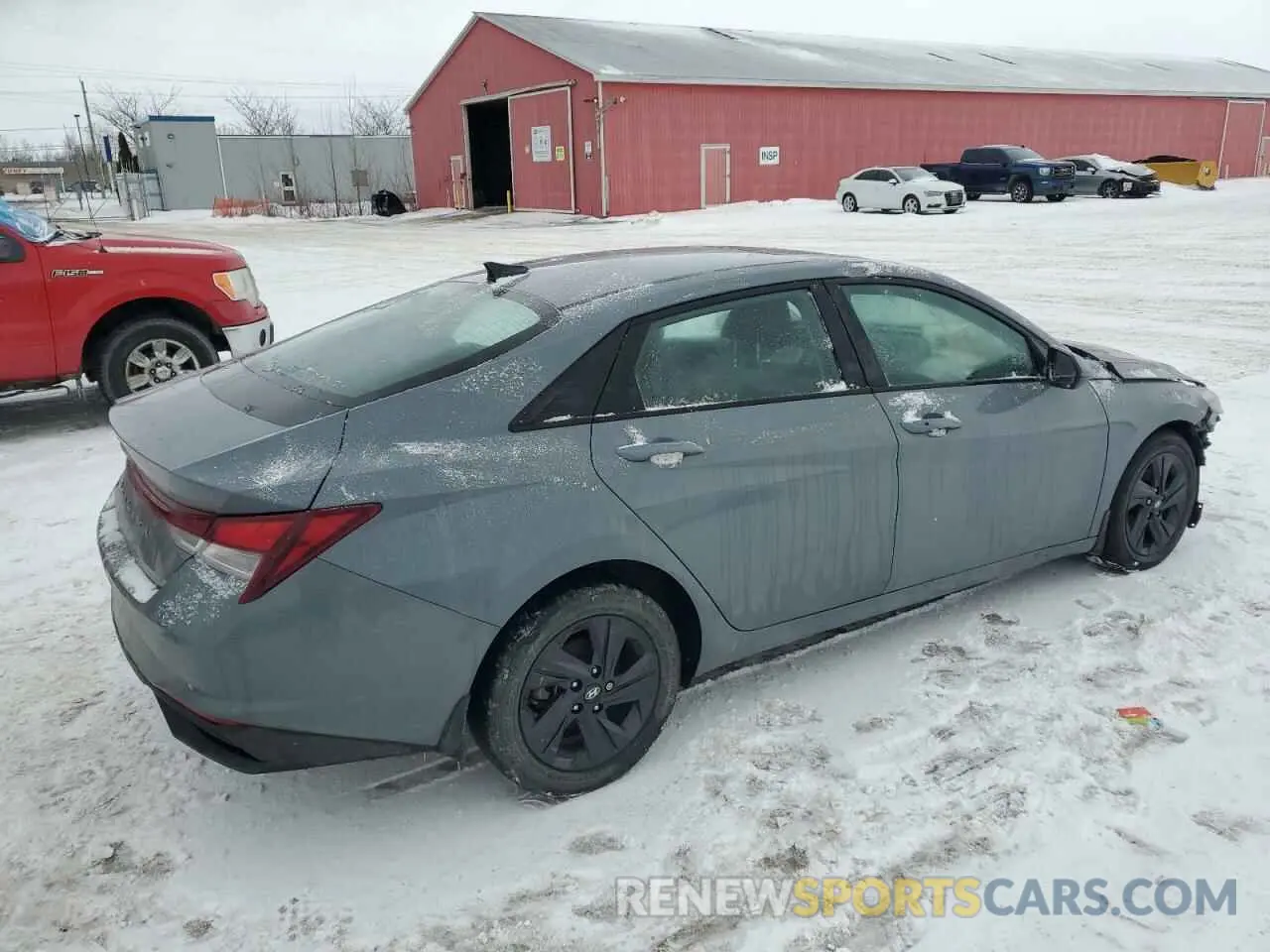 3 Photograph of a damaged car KMHLM4AG5MU105020 HYUNDAI ELANTRA 2021