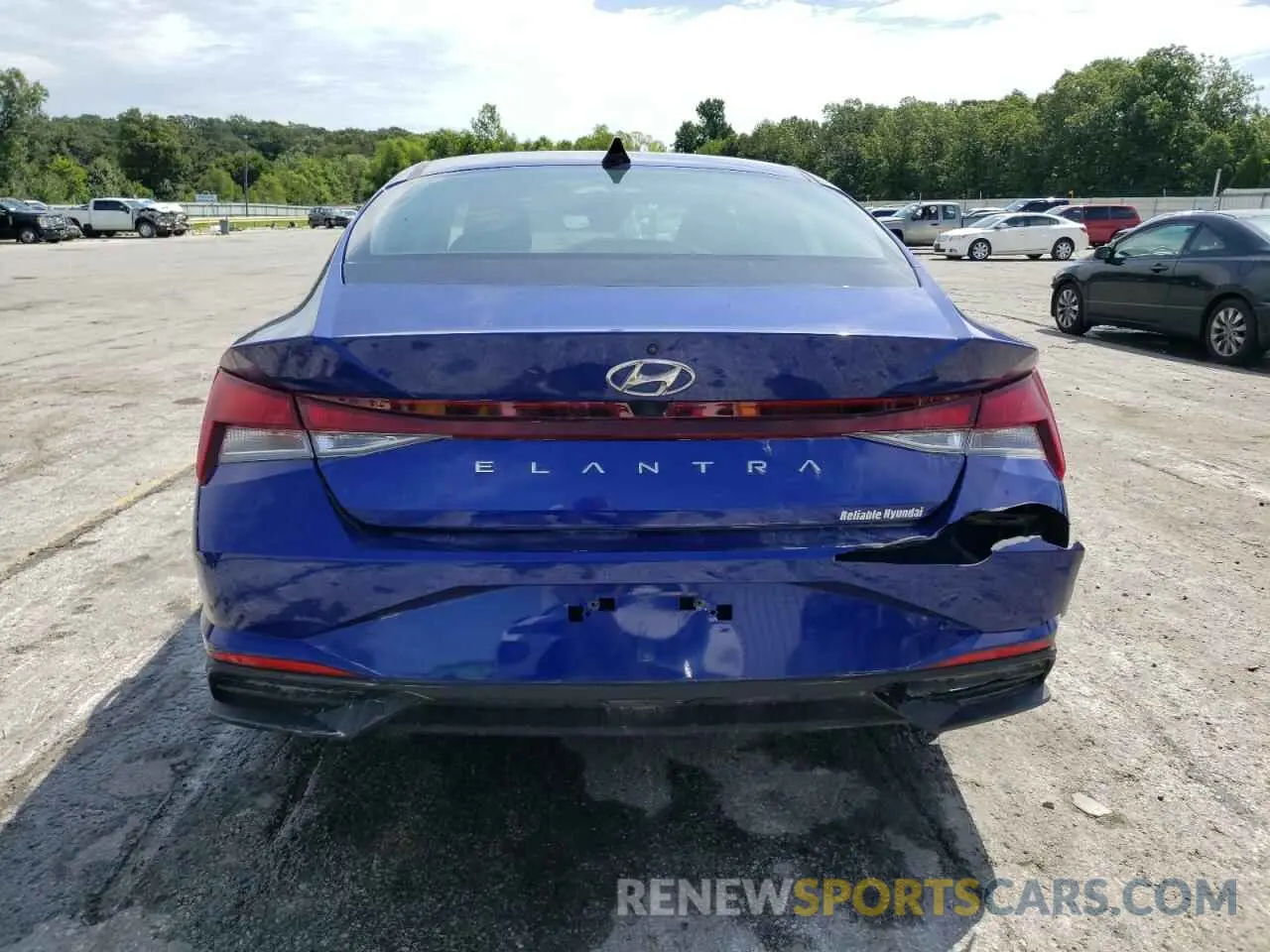6 Photograph of a damaged car KMHLM4AG5MU105695 HYUNDAI ELANTRA 2021