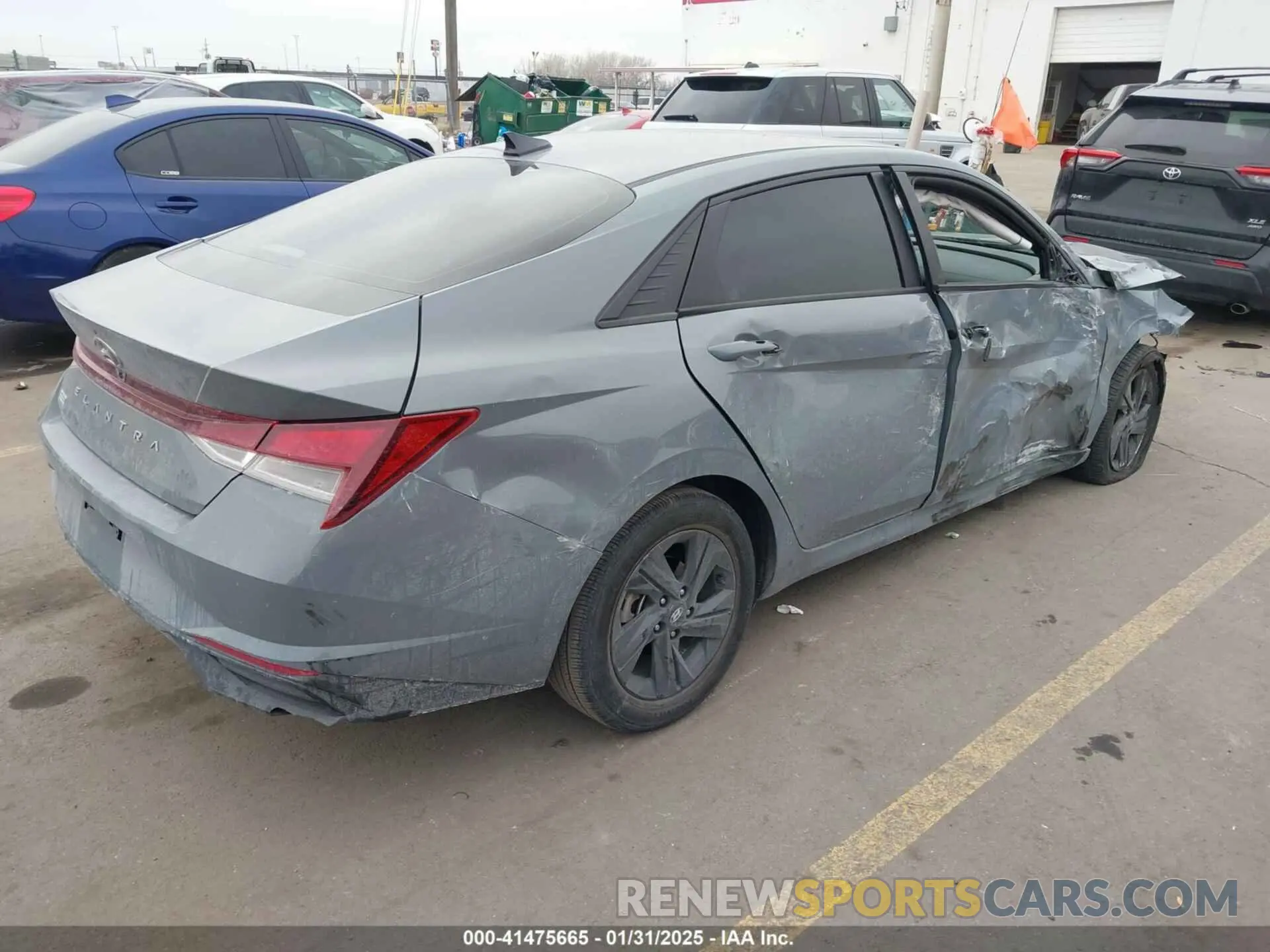 4 Photograph of a damaged car KMHLM4AG5MU116681 HYUNDAI ELANTRA 2021
