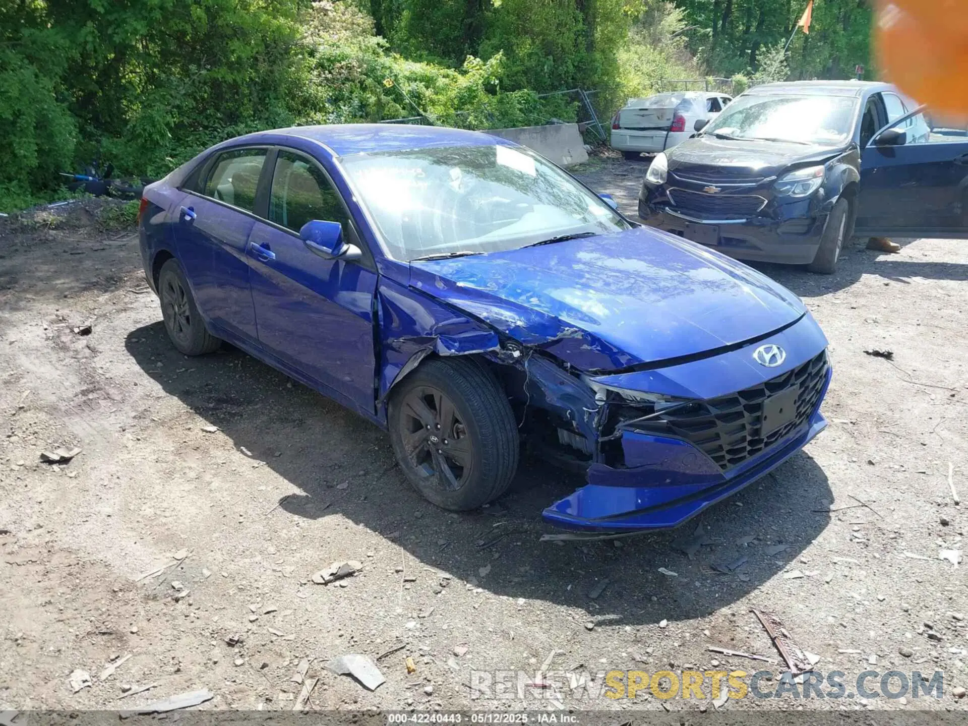 1 Photograph of a damaged car KMHLM4AG5MU157277 HYUNDAI ELANTRA 2021