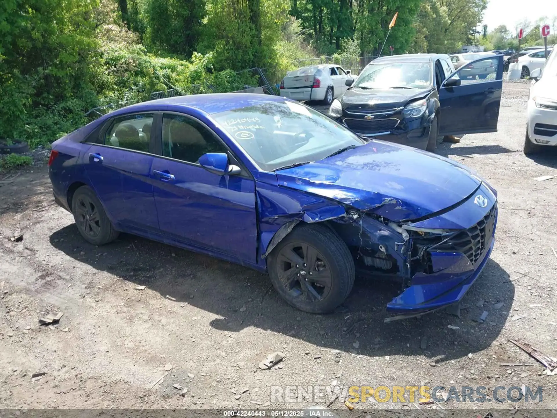 13 Photograph of a damaged car KMHLM4AG5MU157277 HYUNDAI ELANTRA 2021