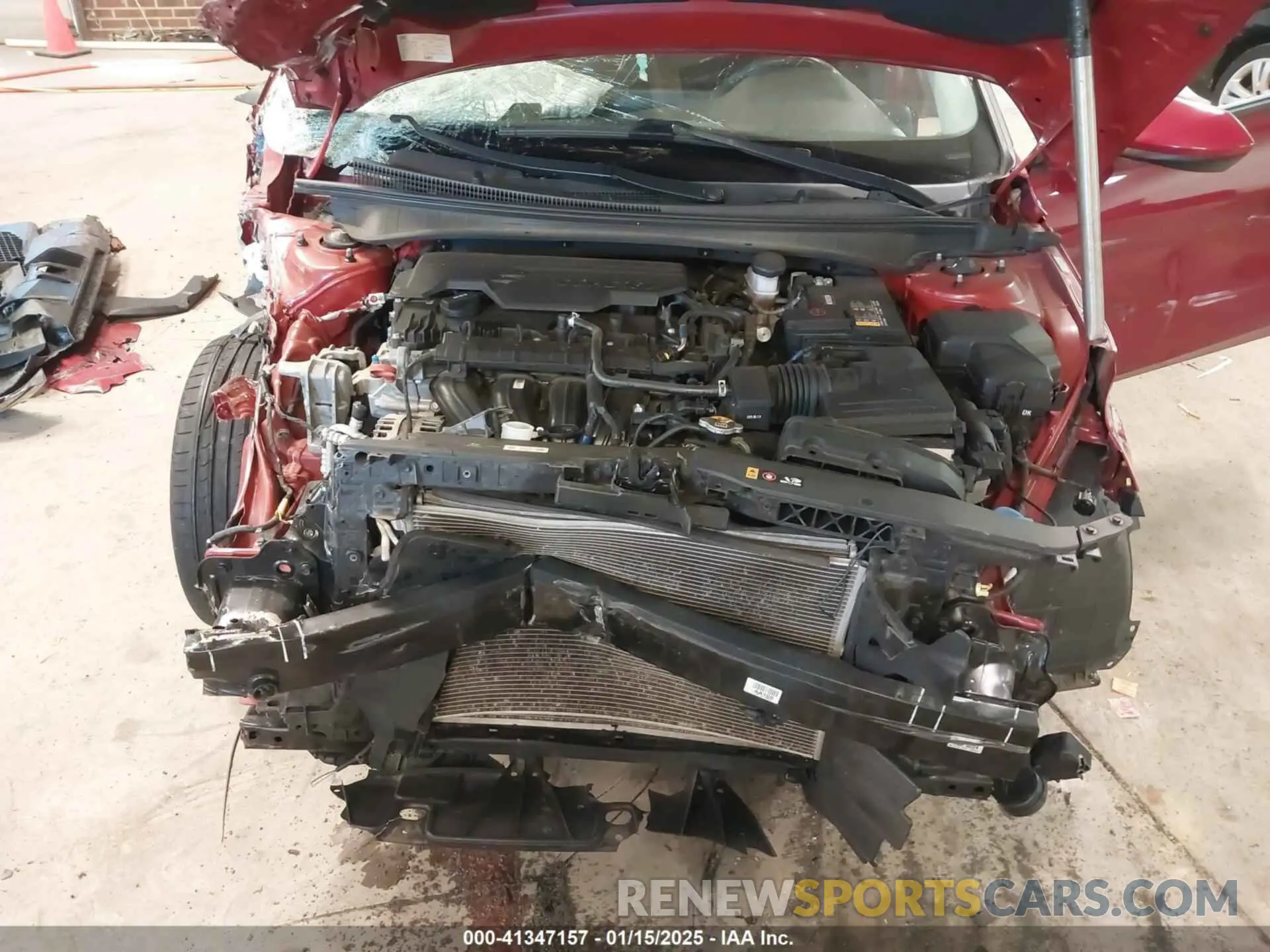 10 Photograph of a damaged car KMHLM4AG5MU175634 HYUNDAI ELANTRA 2021