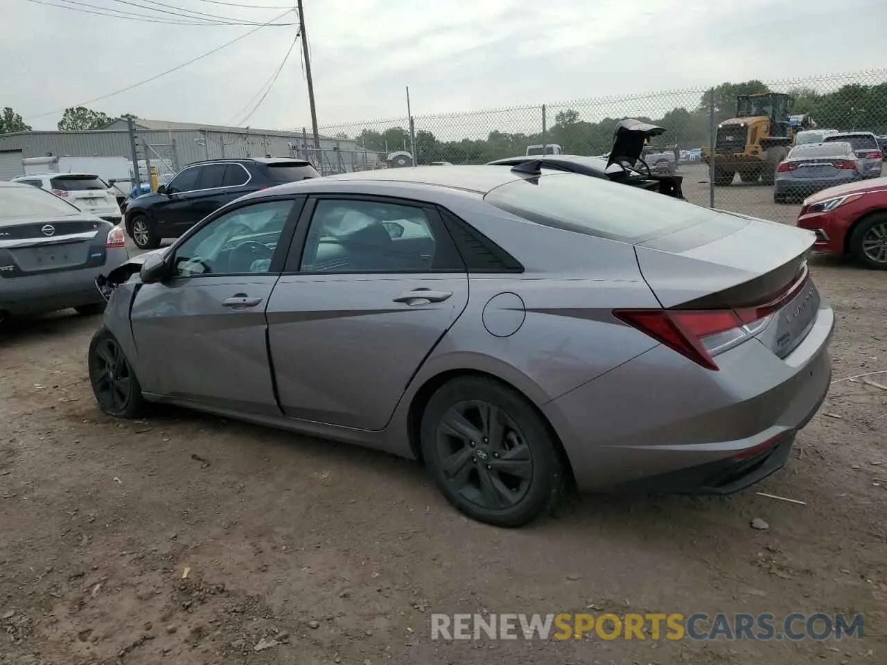 2 Photograph of a damaged car KMHLM4AG5MU209488 HYUNDAI ELANTRA 2021