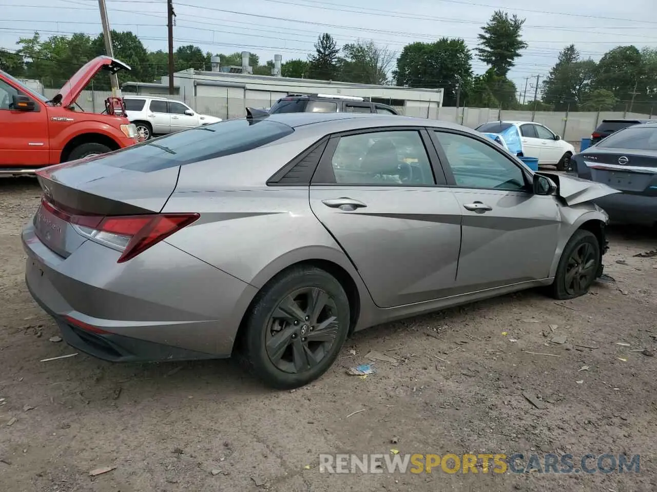 3 Photograph of a damaged car KMHLM4AG5MU209488 HYUNDAI ELANTRA 2021