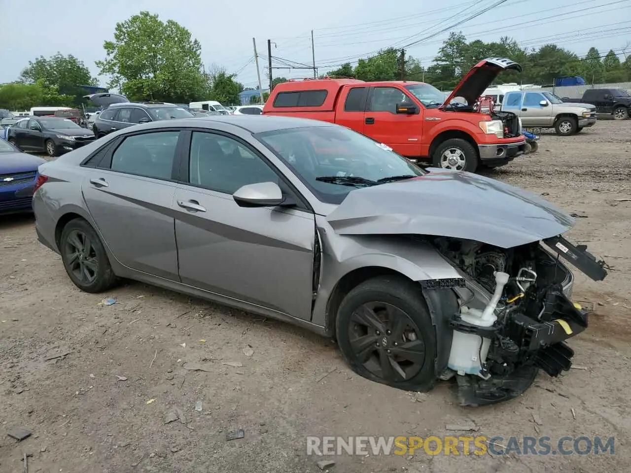 4 Photograph of a damaged car KMHLM4AG5MU209488 HYUNDAI ELANTRA 2021