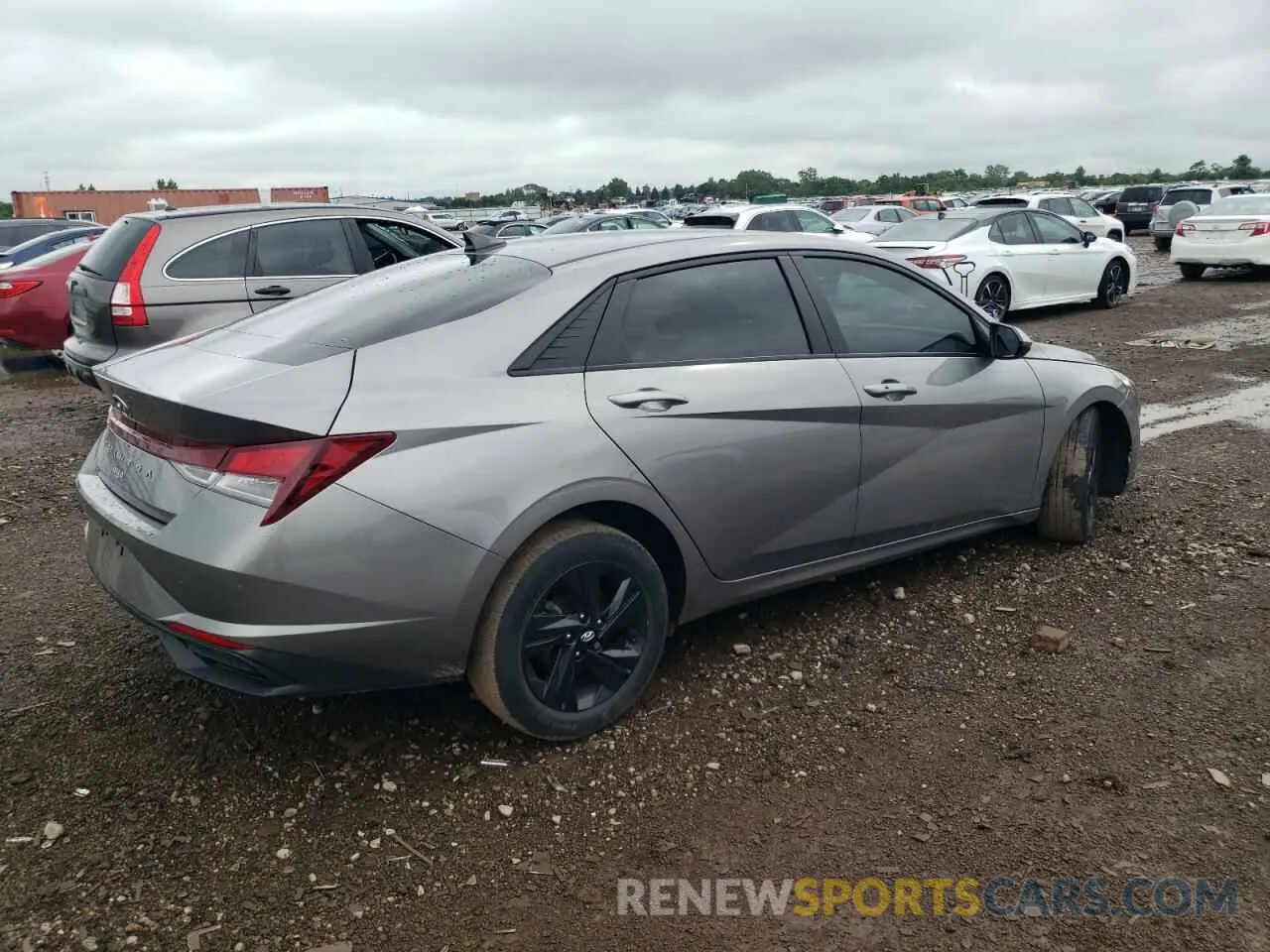 3 Photograph of a damaged car KMHLM4AG6MU070956 HYUNDAI ELANTRA 2021
