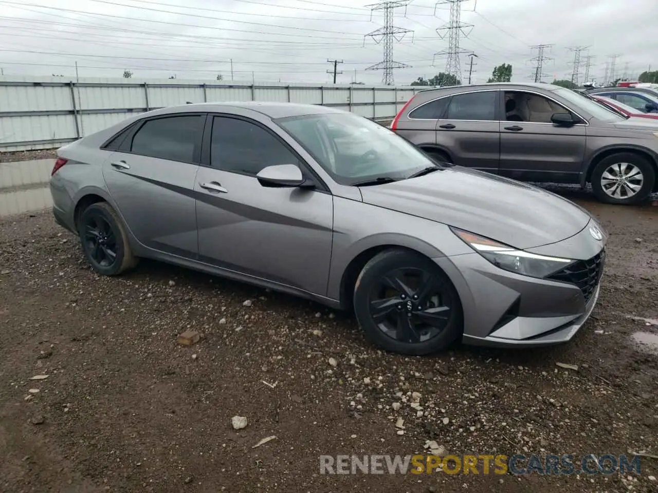 4 Photograph of a damaged car KMHLM4AG6MU070956 HYUNDAI ELANTRA 2021