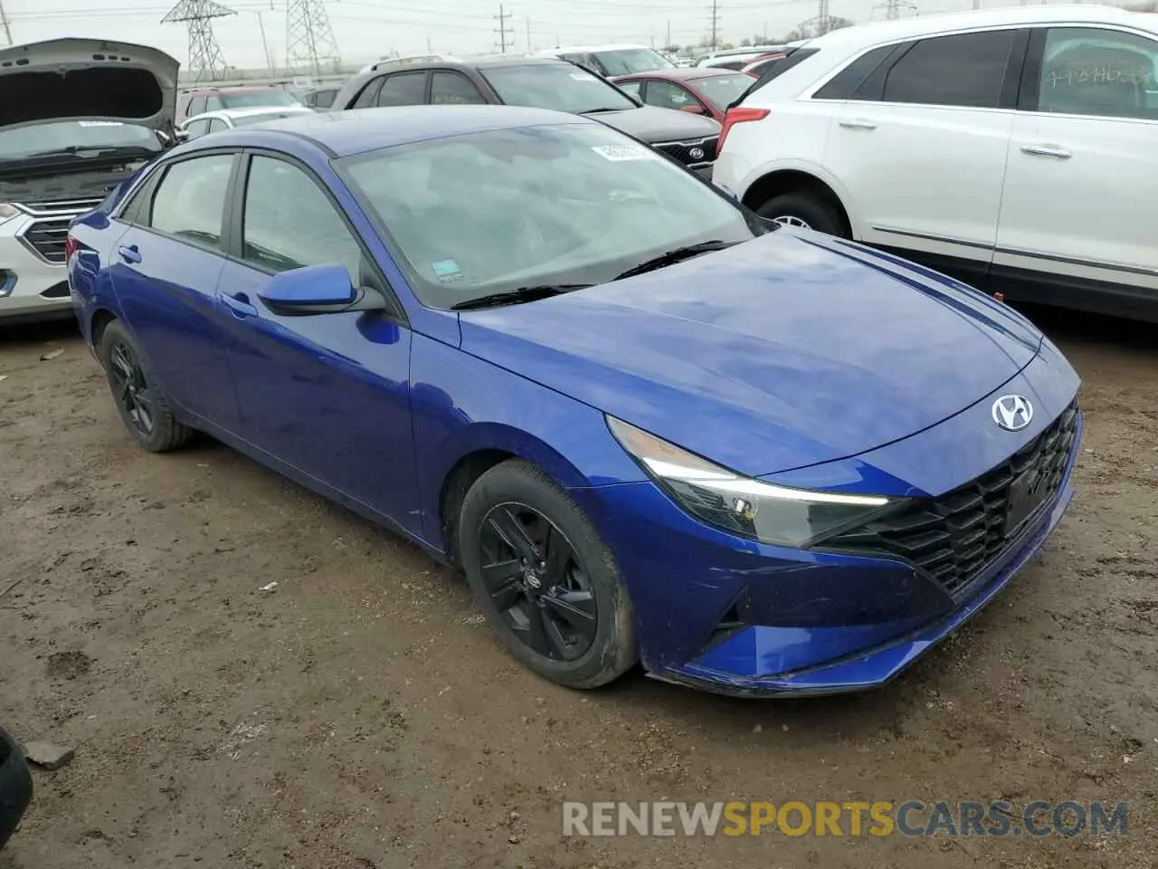4 Photograph of a damaged car KMHLM4AG6MU070990 HYUNDAI ELANTRA 2021