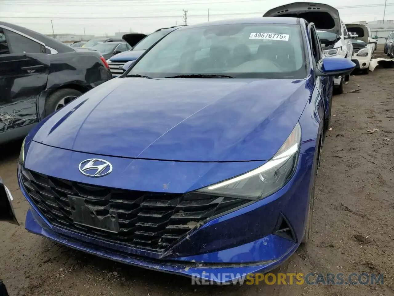 5 Photograph of a damaged car KMHLM4AG6MU070990 HYUNDAI ELANTRA 2021