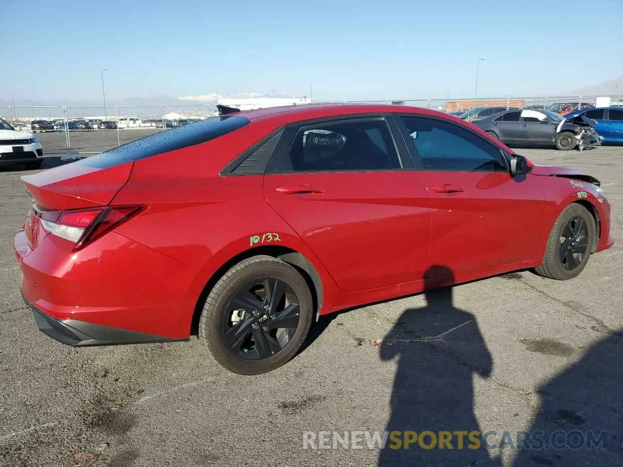 3 Photograph of a damaged car KMHLM4AG7MU066432 HYUNDAI ELANTRA 2021