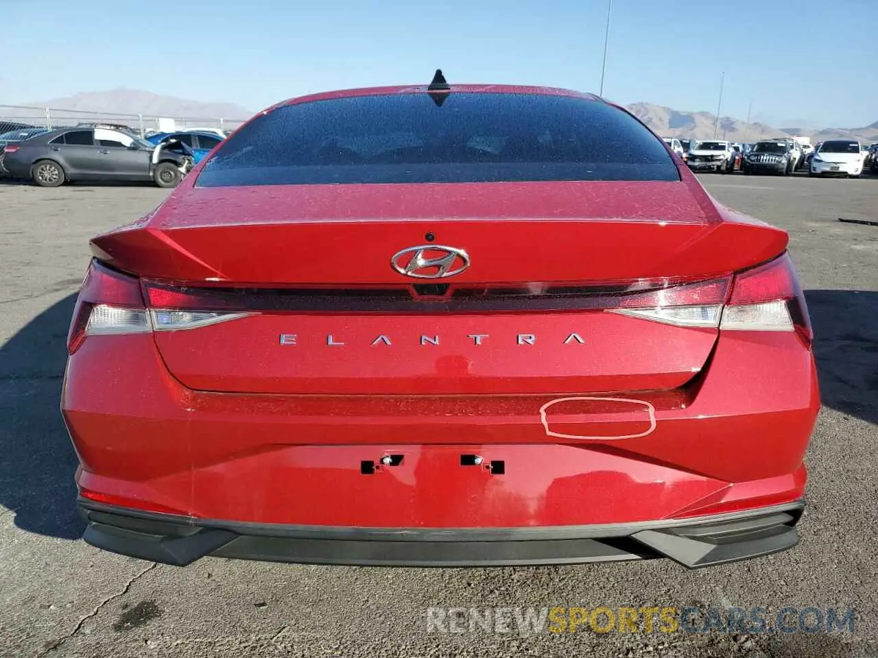 6 Photograph of a damaged car KMHLM4AG7MU066432 HYUNDAI ELANTRA 2021