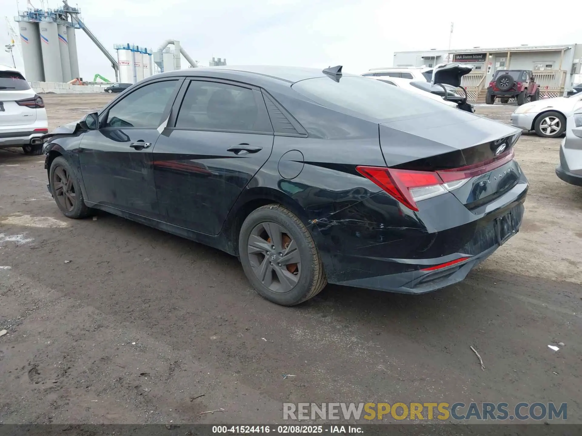 3 Photograph of a damaged car KMHLM4AG7MU070707 HYUNDAI ELANTRA 2021