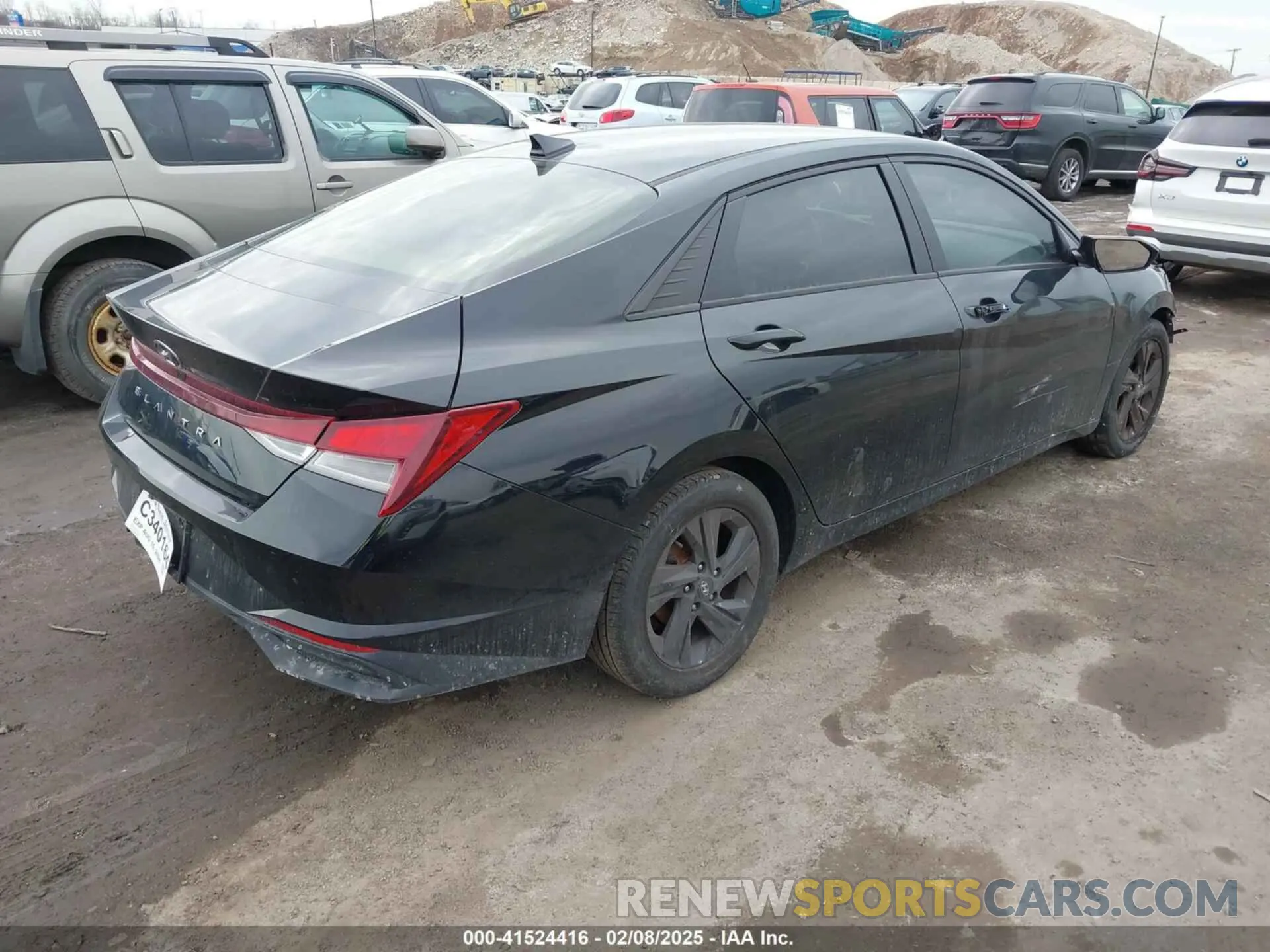 4 Photograph of a damaged car KMHLM4AG7MU070707 HYUNDAI ELANTRA 2021