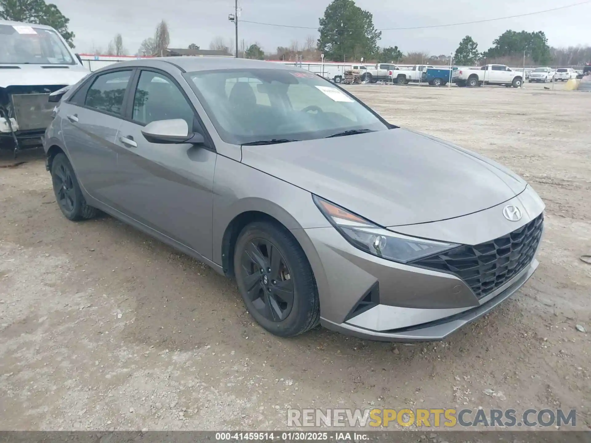 1 Photograph of a damaged car KMHLM4AG7MU104838 HYUNDAI ELANTRA 2021