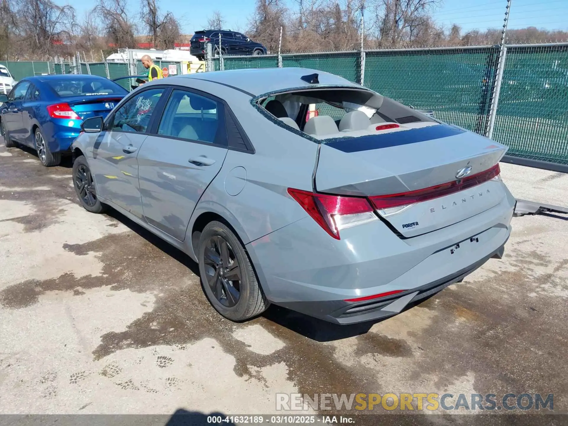 3 Photograph of a damaged car KMHLM4AG7MU105570 HYUNDAI ELANTRA 2021